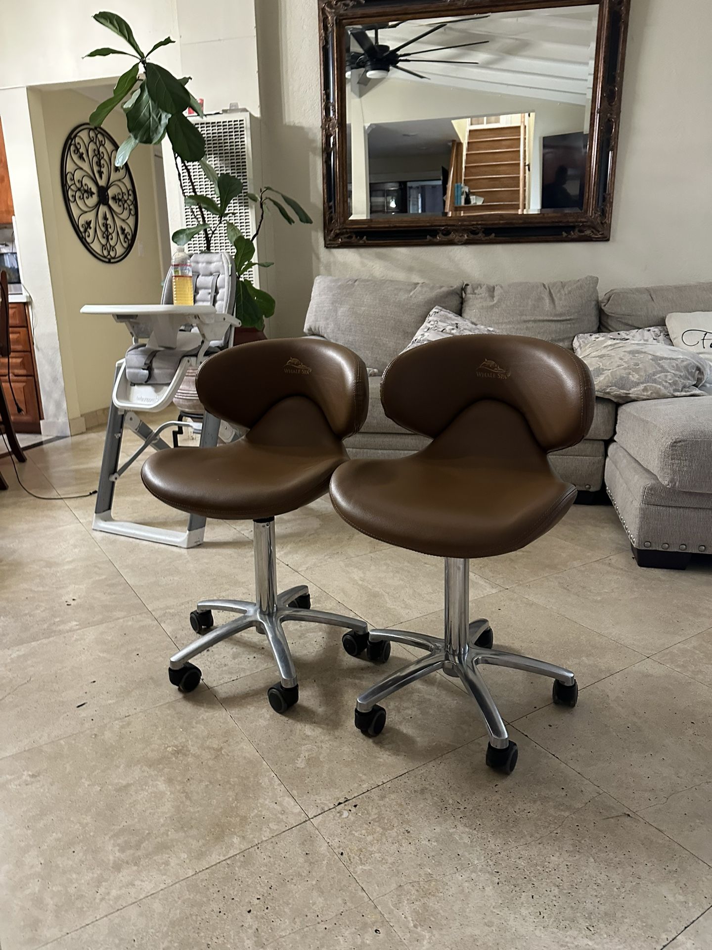 Whale Spa Stool Chairs