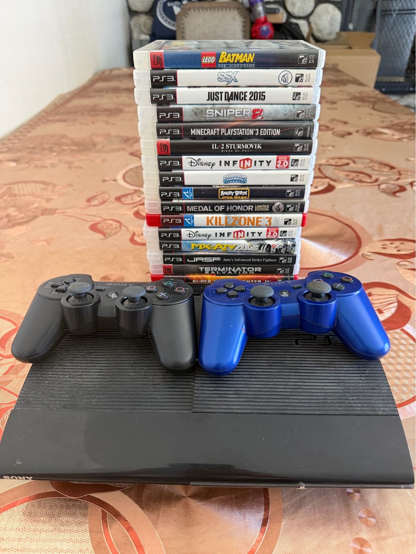 PlayStation 3 with games