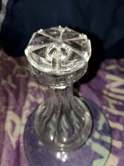 Vintage crystal  bottle