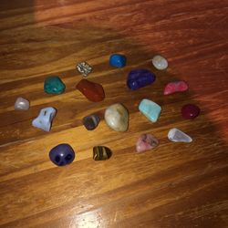 Bundle Of Colorful Polished Rocks Stones