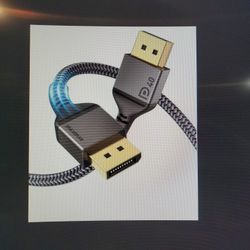 VESA Certified DisplayPort 2.1 Cable, 16K Male 6.6 Feet For Gaming