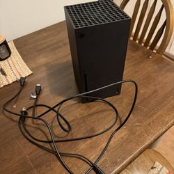 Xbox Series X With Cables And Controller 