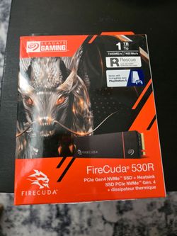 Seagate FireCuda 530R 1TB  SSD with Heatsink