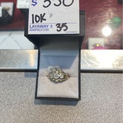 Dimond Ring 10k Gold 
