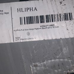 HLIPHA Full Size Metal Platform Bed Frame