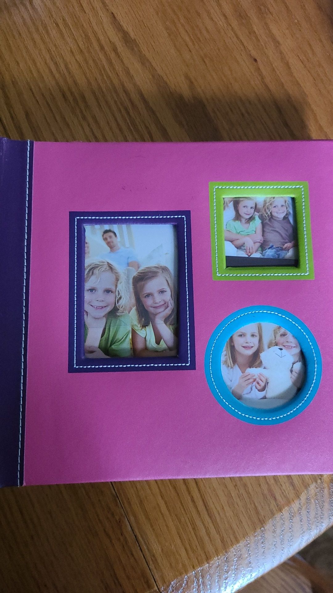 New Pink and Purple Photo Album with a place for MEMOS , And Another Album with Peace, Cherish, Love, and more From Kohl's. These are 4x6 pictures
