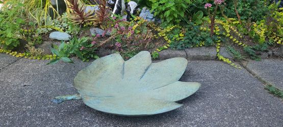 Nice Large Metal Decorative Leaf Garden Decor