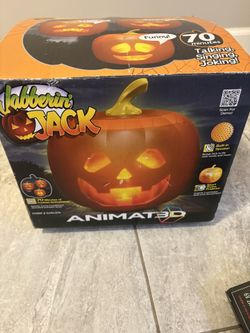 Animated Pumpkin Halloween Decor