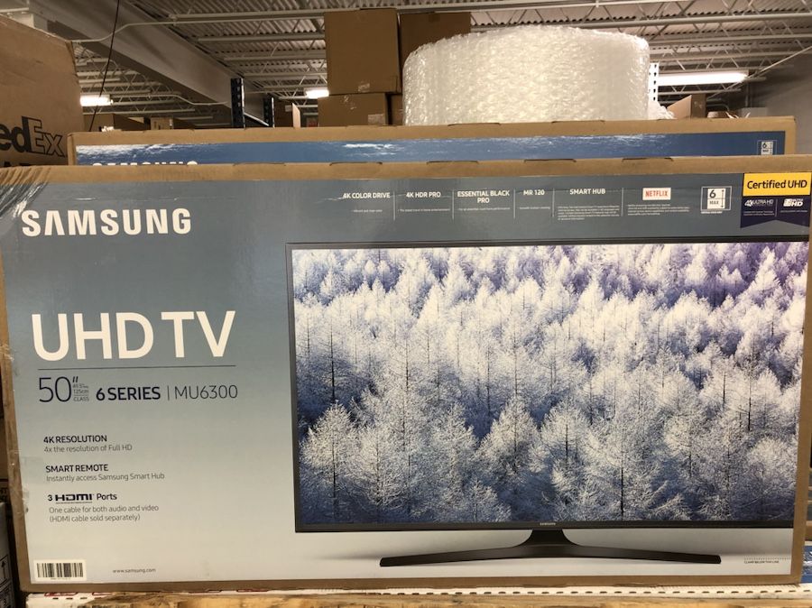 Samsung UN50MU6300 50 Inch 4K UHD Smart LED TV