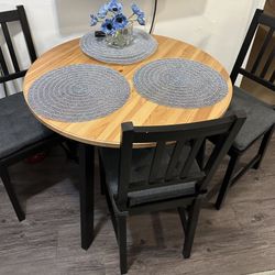 IKEA Table with 3 Chairs 