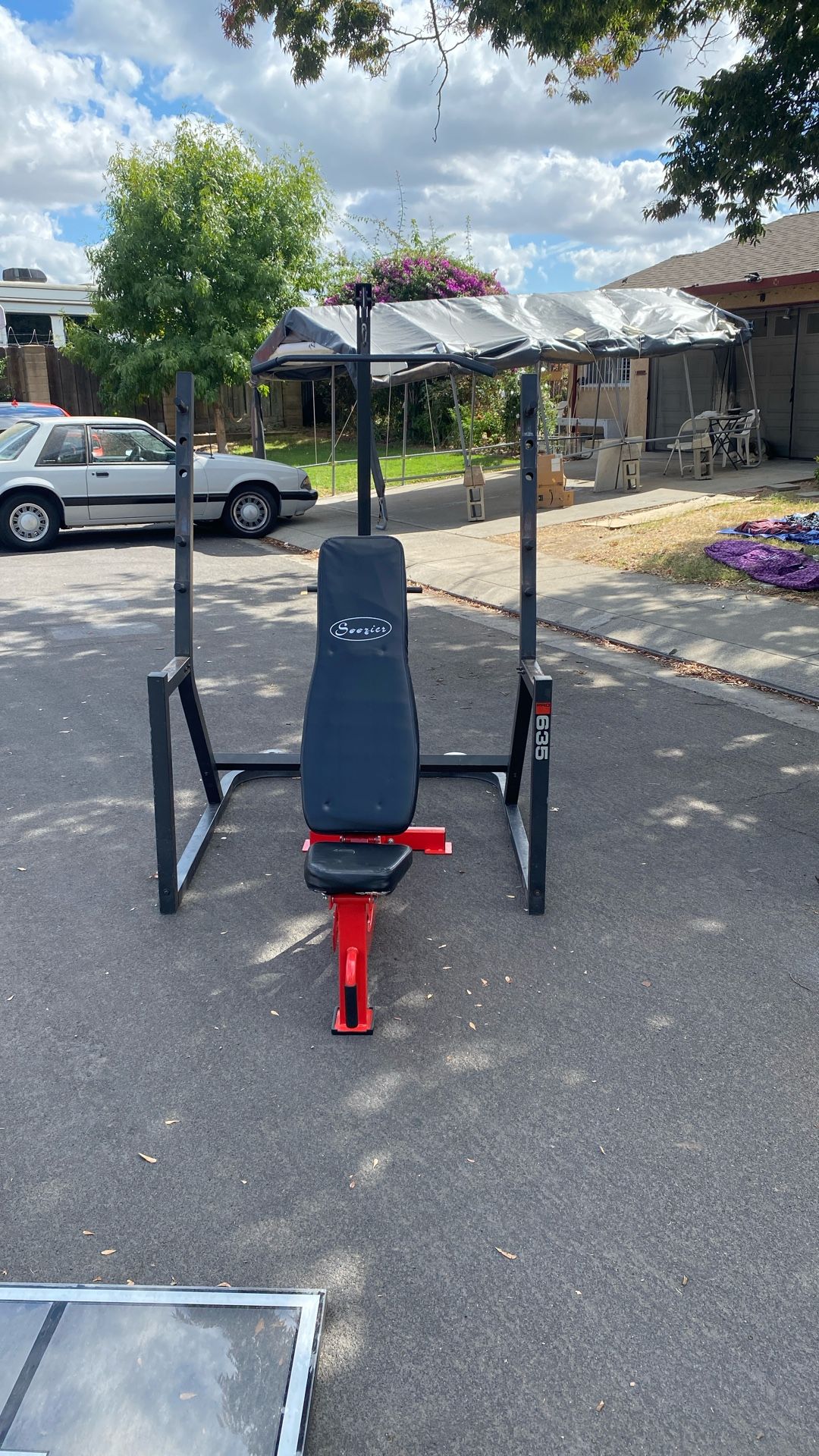Squat Rack And Bench