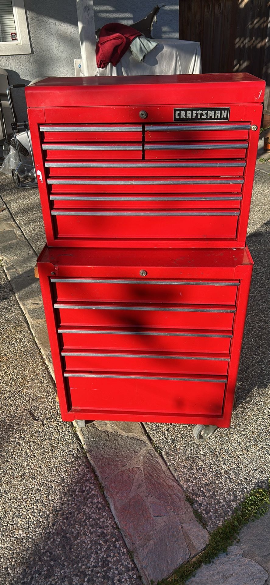 Craftsman Tools Box 12 Drawer Made In USA Very Good Condition