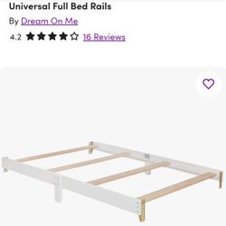 Universal Full Bed Rails- Dream On Me Crib Conversion Kit. BRAND NEW