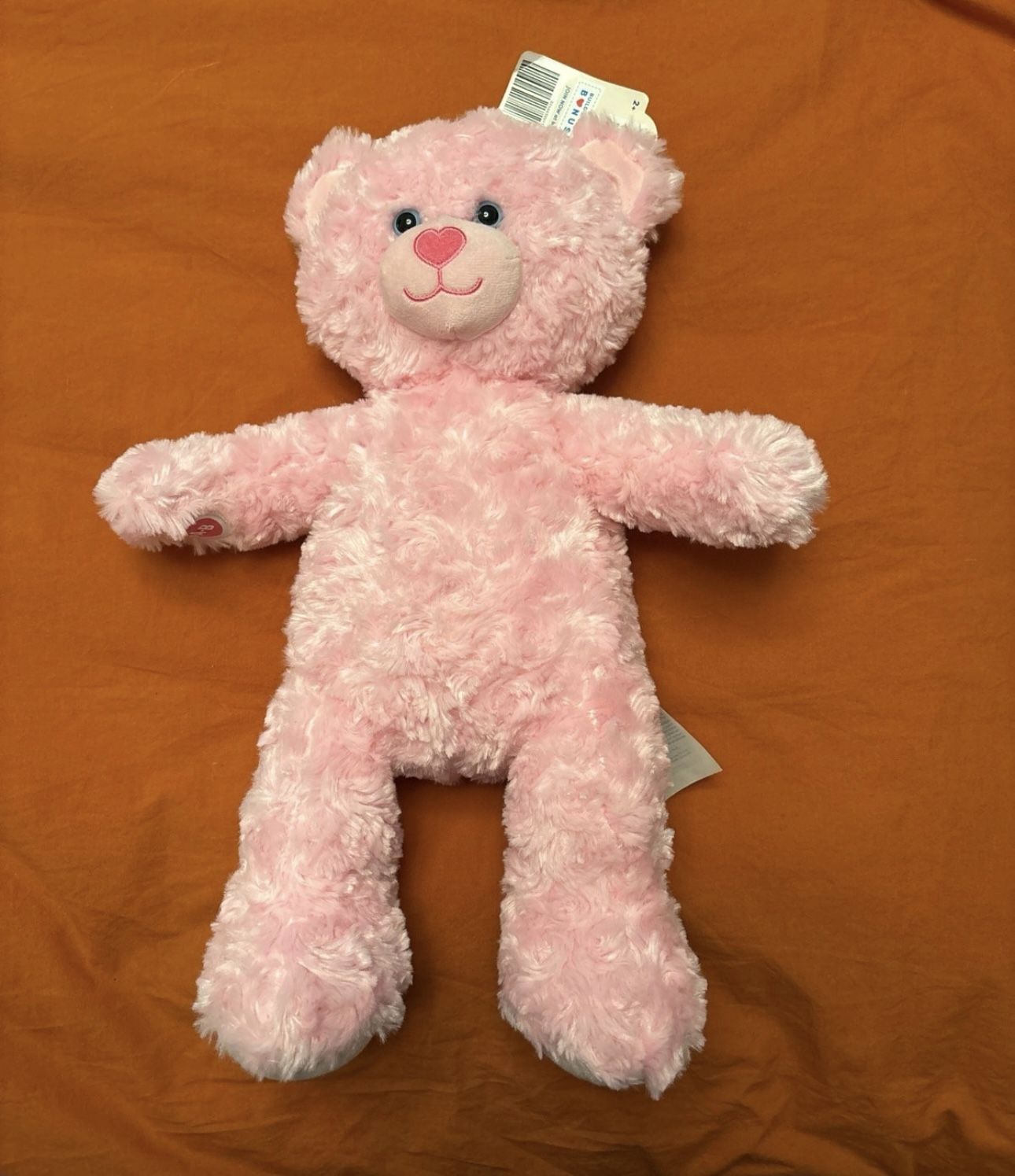 Pink Swirls Teddy Bear Build A Bear (BAB)