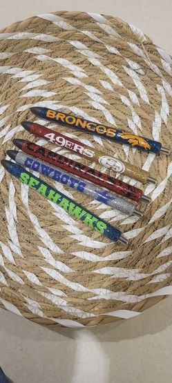 Glitter Gel Pens NFL