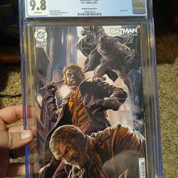 Batman #158 CGC 9.8 Jim Lee Scott Williams (Bermejo Variant)  Low Print