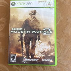 call duty modern warfare 2 Xbox 360