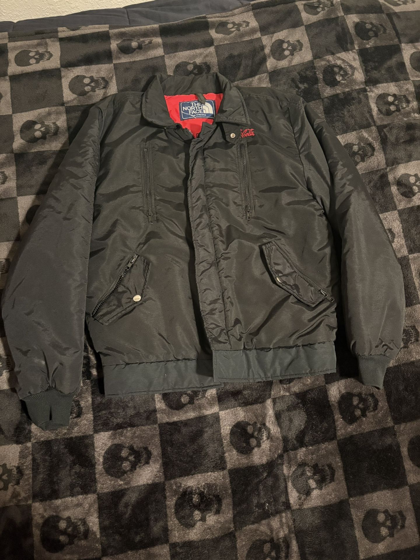 VINTAGE COCA COLA X NORTHFACE BOMBER JACKET