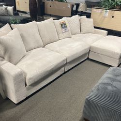Modular Sectional! 💜📲⭐️ $799! Easy Financing! ⭐️ With Ottoman! 