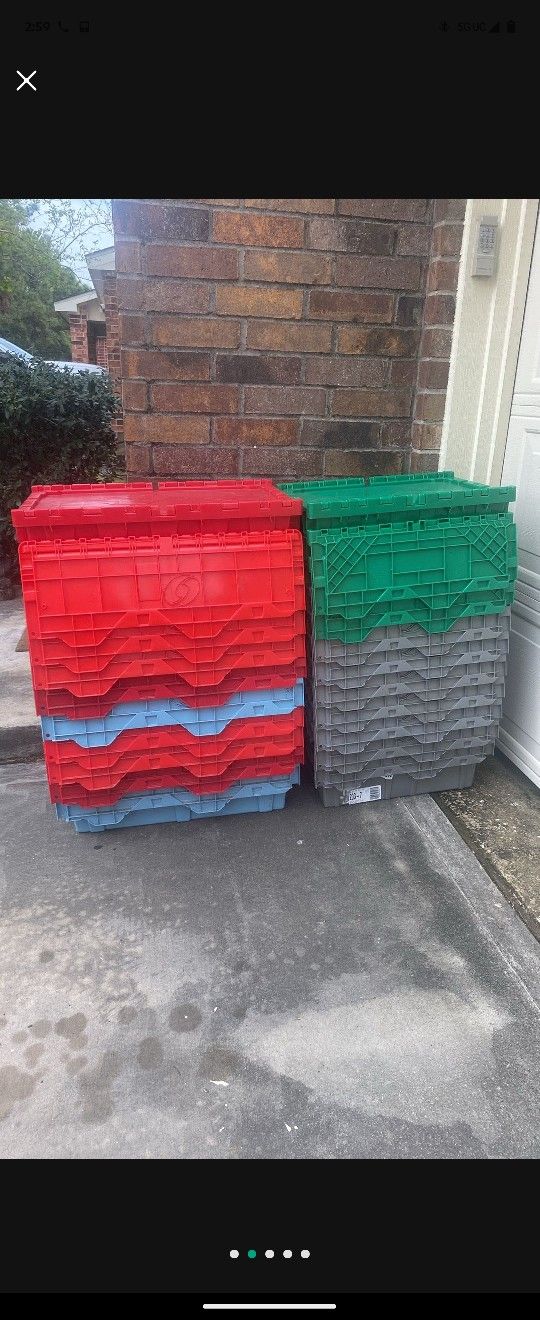 Storage Containers(22x15x12) FREE DELIVERY w/a purchase Of $100 Or More!!!!