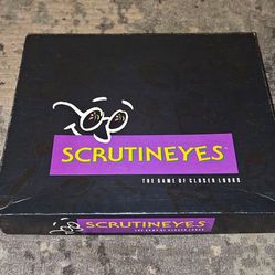 Scrutineyes (1992) The Game of Closer Looks 100% Complete & Excellent Condition!