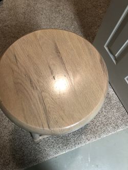 Solid oak stools