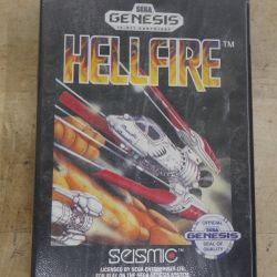 Hellfire (Sega Genesis, 1990) Complete Mint with Manual. very good condition. 