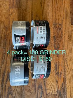Grinder blades   4 packs. 100 unit