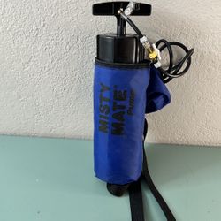 Misty Mate Pump Personal Portable Air Cooler Mister Aqua w/ Belt 16 oz