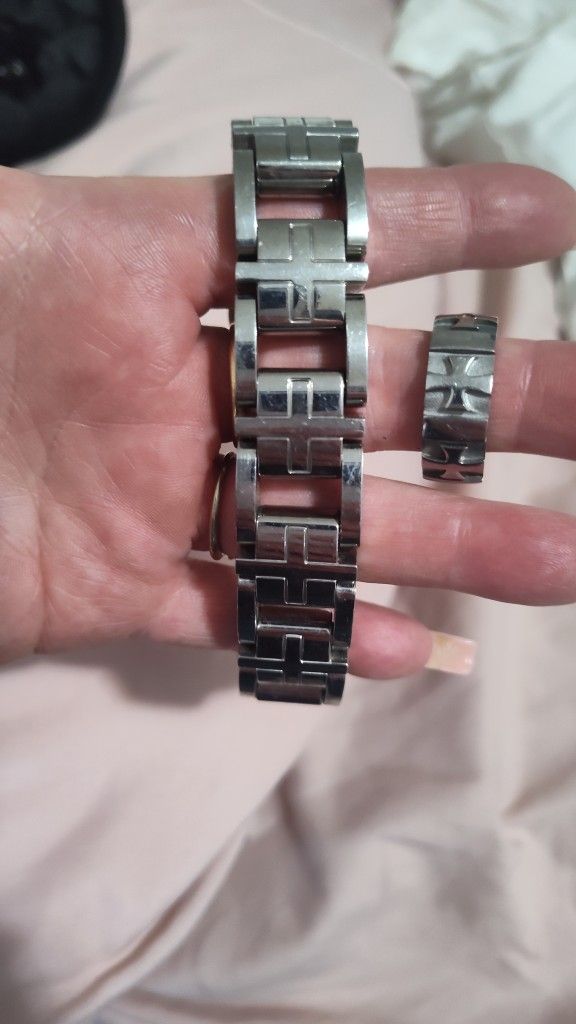 Russell Simmons Bracelet And Ring Set
