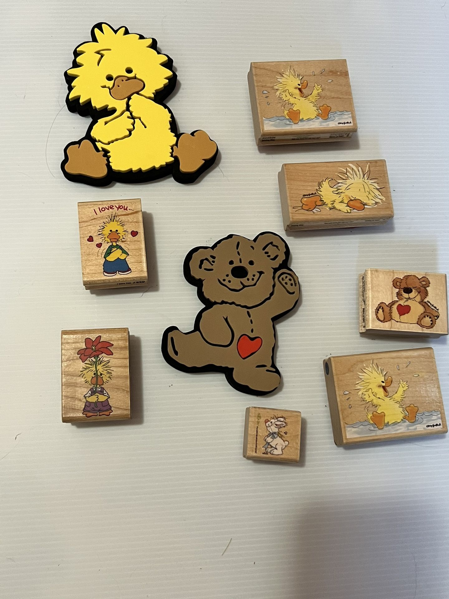 Huge Lot Of Rubber Stamps Including Collectibles