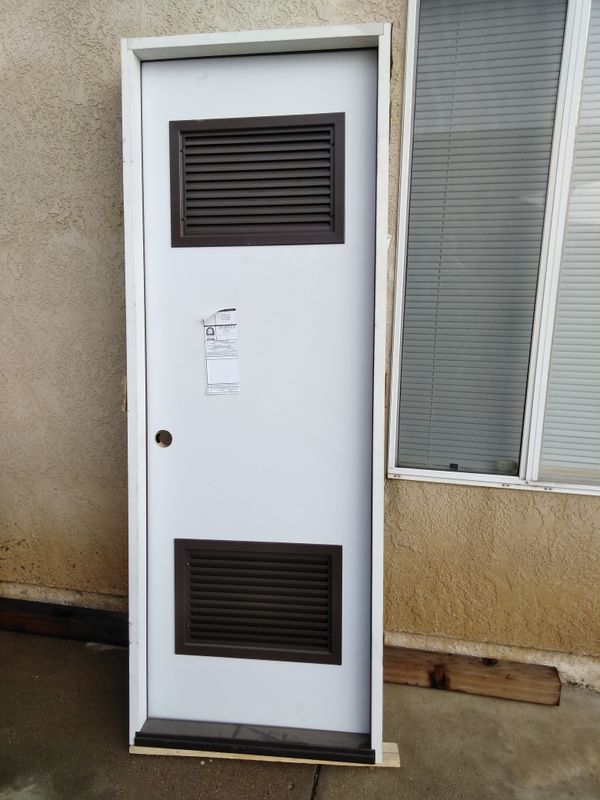 New Pre Hung Double Vented Utility Closet Door For Sale In Menifee