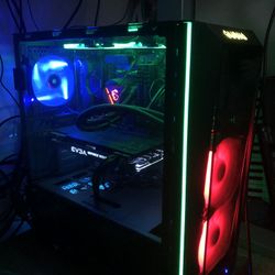 Gaming PC (3700x, 1080 8GB, NVMe, Liquid Cooling)
