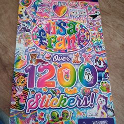 Lisa Frank Stickers Over 1200 Complete 10 Pages New