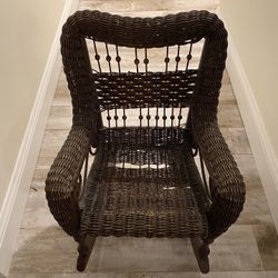 Vintage Child’s Wicker Rocker