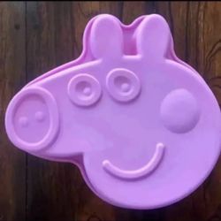Peppa Pig Silicone Birthday cake pan jello mold
