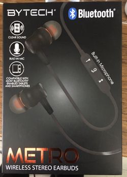 BYTECH WIRELESS STEREO EARBUDS