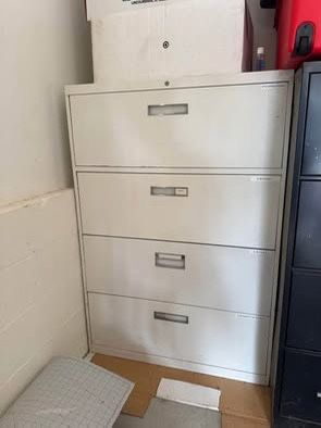 Large lateral filing cabinet