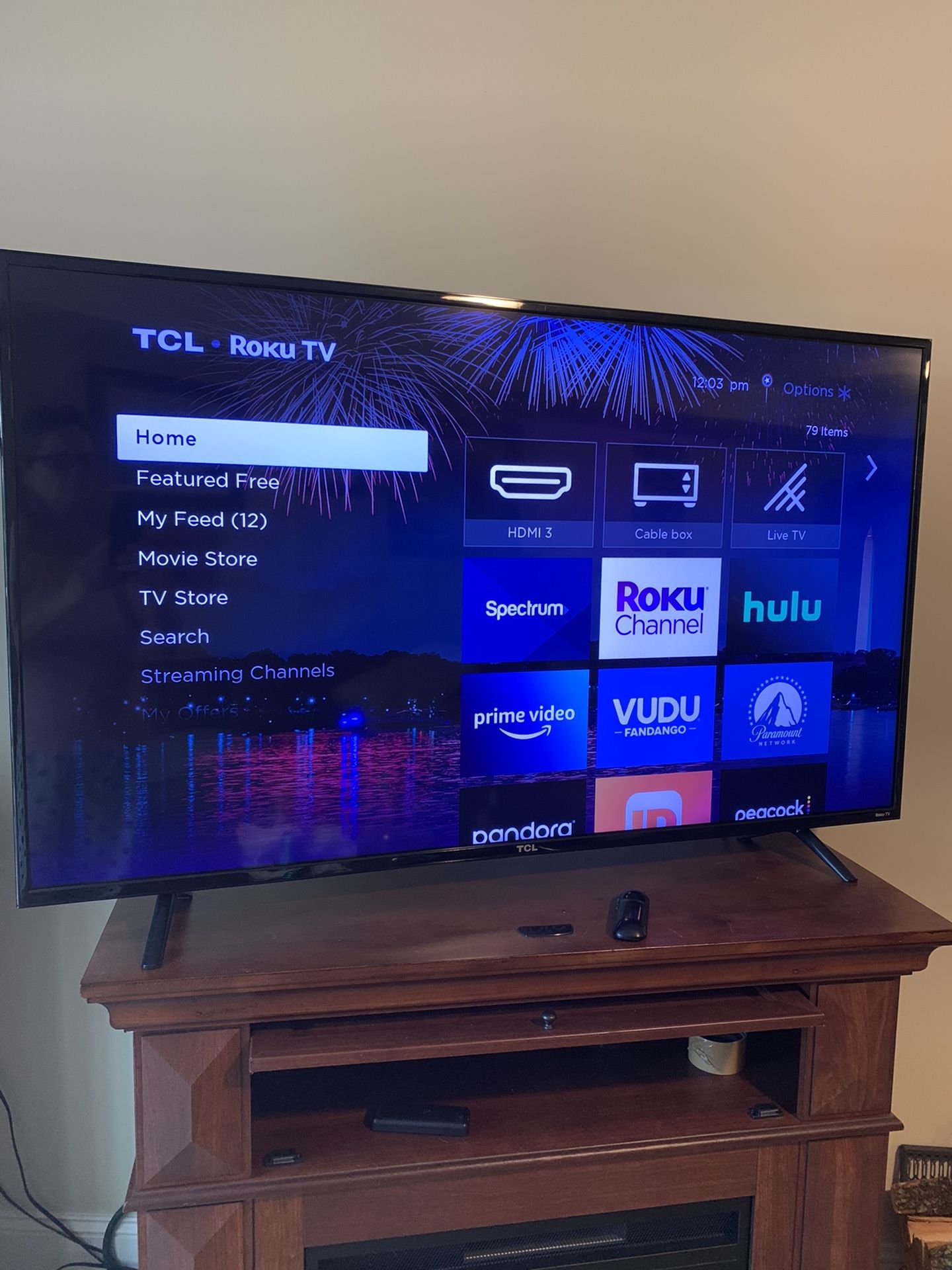 55 Inch Roku TLC Big Screen 