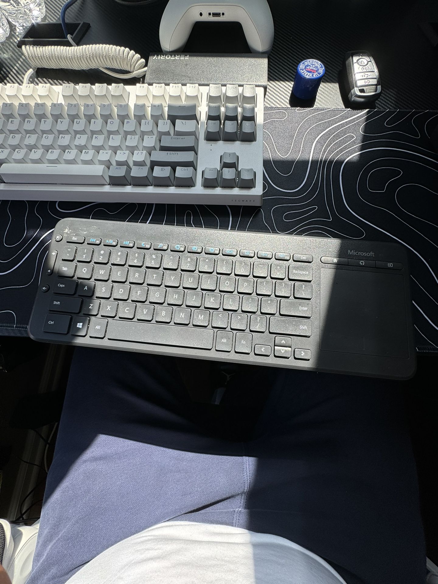 Wireless Keyboard With Mouse Pad