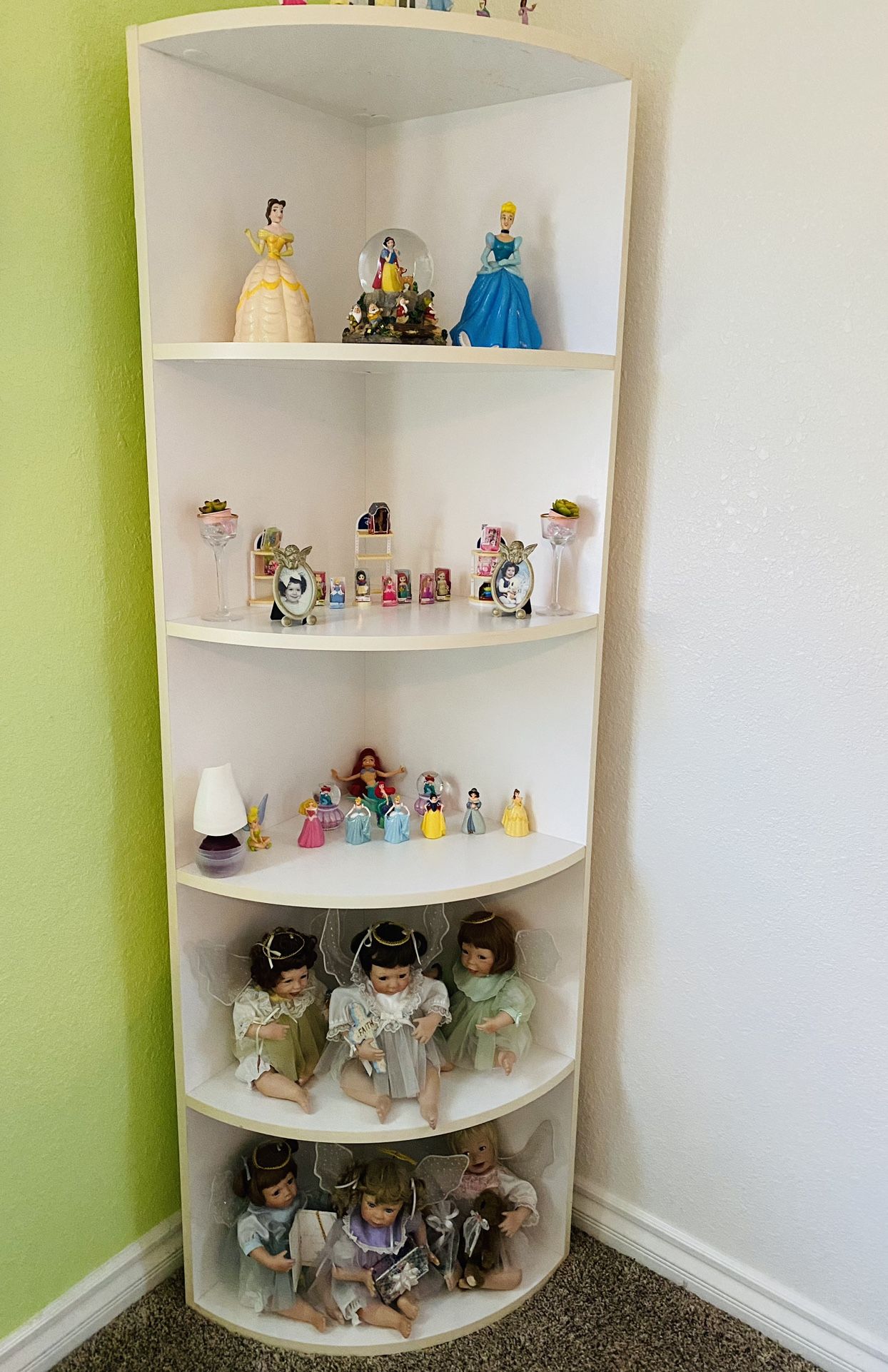 White Corner Shelf