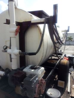 Asphalt  Sealer Sprayer 500 gals Honda Pump.