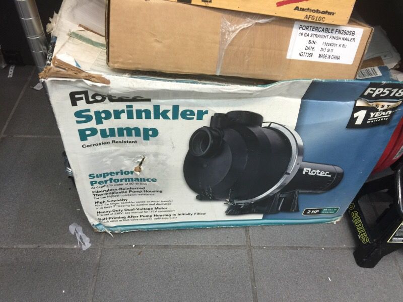 Florec 2hp sprinkler pump