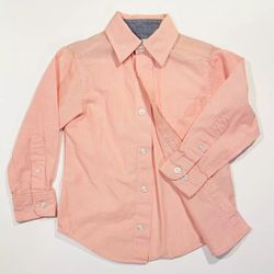 Class/Club Boys Size 2/3T Long Sleeve Button Down Dress Shirt, SMOKE FREE!