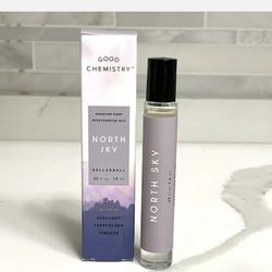 Good Chemistry North Sky Rollerball Perfume With Essential Oils New In Box