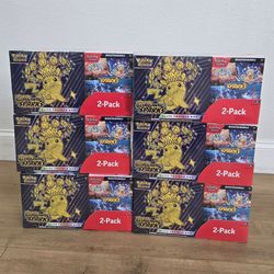 For Sale:
Brand New in Box Pokemon Trading Card Game TCG Scarlet & Violet Surging Sparks Elite Trainer Box ETB and Surging Sparks Bundle