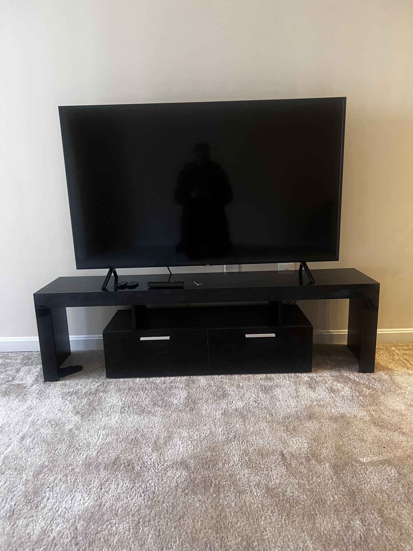 Black TV Stand