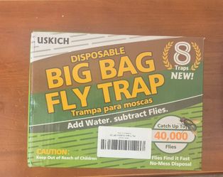New USKICH Disposable Big Bag Fly Trap (8-Pack) – Outdoor Fly Control