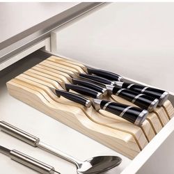 Knife Block for Counter or Drawer