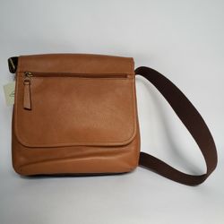 Fossil Leather Trey Citybag (Brown)